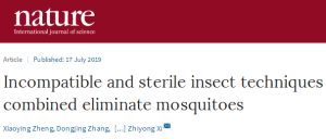 星耀国际官网助力Nature重大突破！以蚊治蚊技术有效阻断蚊媒传播